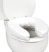 DMI Raised Toilet Seat Toilet, Toilet Seat Riser, FSA HSA Eligible Seat Cushion and Toilet Seat Cover to Add Extra Padding to the Toilet Seat while Relieving Pressure, 2 Inch Pad, White